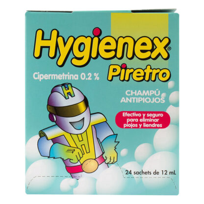 Cha.hygienex piretro antipiojos 24 sbs 1