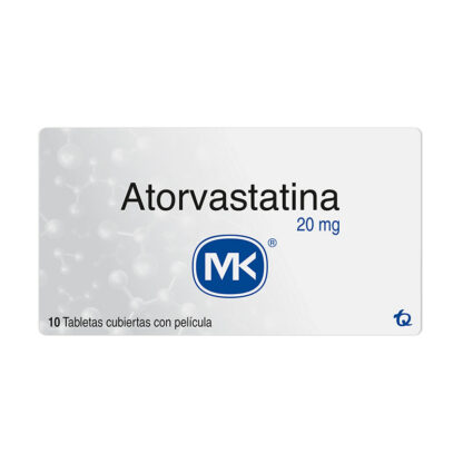 Atorvastatina mk 20 mgs 10 tabletas 1