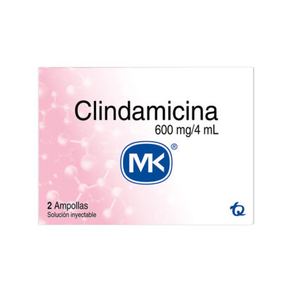 Clindamicina 600 mg 2 ampollas mk 1