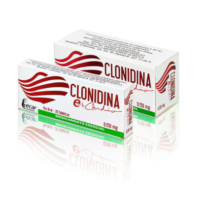 Clonidina 150 mg 20 tabletas ec 1