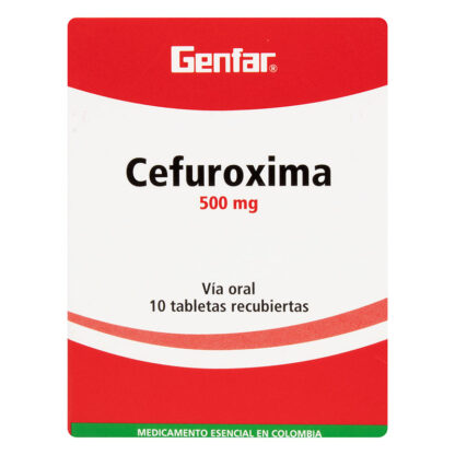 CEFUROXIMA 500MG 10TAB GF 1
