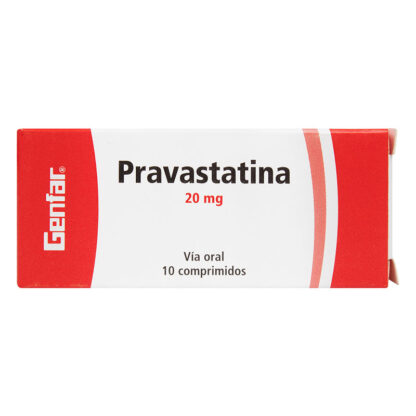 Pravastatina 20 mg 10 tabletas gf 1