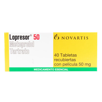 Lopresor 50 mg 40 grageas(m)16240 1