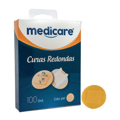 CURAS MEDICARE REDONDAS C.PIEL 100 UDS 1