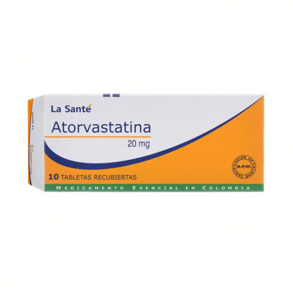 Atorvastatina 20 mg 10 tabletas ls 1