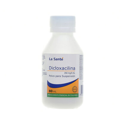 Dicloxacilina 250 mg suspension 80 ml ls 1