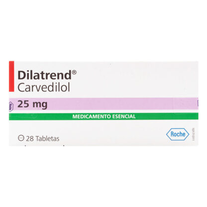Dilatrend 25 mg 28 tabletas 1