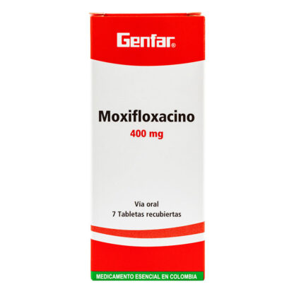Moxifloxacino 400 Mg 7 Tabletas Gf(M)51520 1