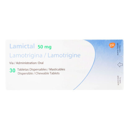 Lamictal Dispersa 50 Mg 30 Tabletas(P)21900(Sc) 1