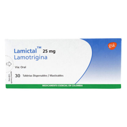 Lamictal Dispersa 25 Mg 30 Tabletas (P)10950(Sc) 1