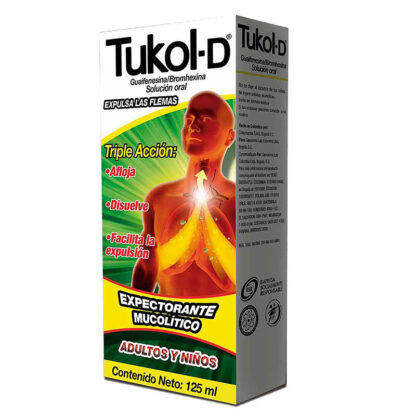 Tukol-D Expectorante Sol.Oral 125 Ml(Sf) 1