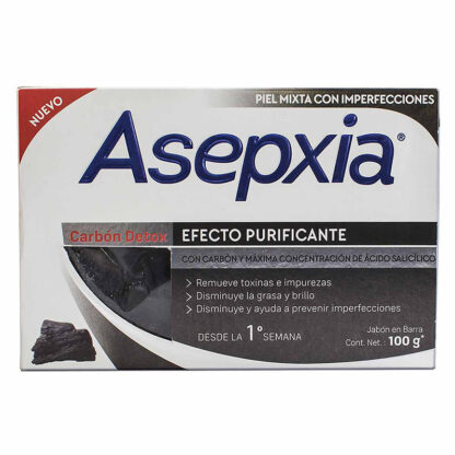 Jabón Asepxia Carbón Detox 100 Gr(Sf) 1