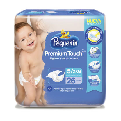 Pañal Pequeñin Premium Touch Etapa 5 Xxg 26 Unidades 1