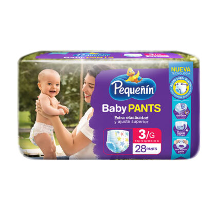Pañal Pequeñin Baby Pants Etapa 3G 28 Unidades 1