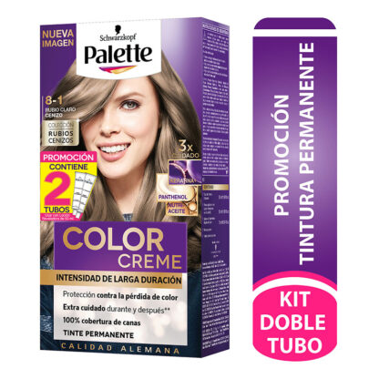 Palette Color Creme Kit 8-1 Rubio Claro Cenizo +D T 1