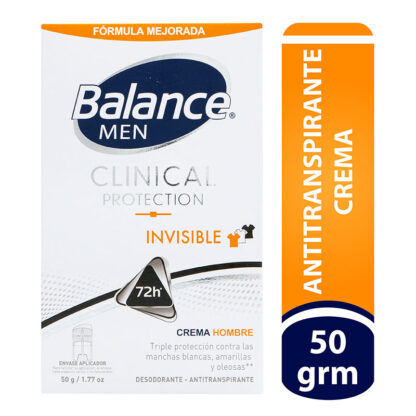 Desodorante Balance Crema Clinical Invisible 50 Gr H 1