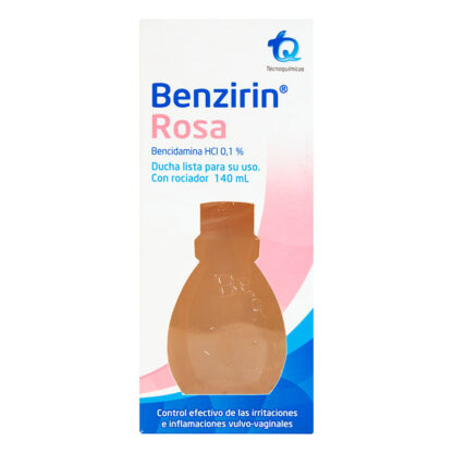 Benzirin Rosa Ducha Vaginal Rociador 140 Ml 1
