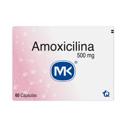 Amoxicilina 500 Mg 60 Cápsulas Mk 1
