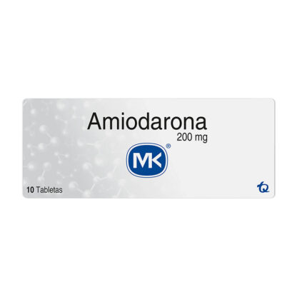 Amiodarona 200 Mg 10 Tabletas Mk 1
