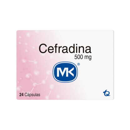 Cefradina 500 Mg 24 Cápsulas Mk 1