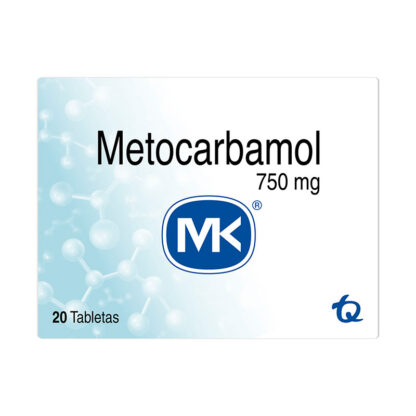 Metocarbamol 750 Mg 20 Tabletas Mk 1