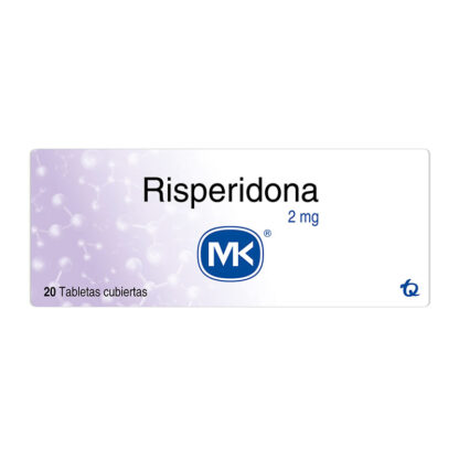 Risperidona 2 Mg 20 Tabletas Mk (P)15033 1