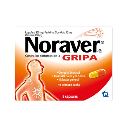 Noraver G Contra La Gripa 8 Capsulas 1