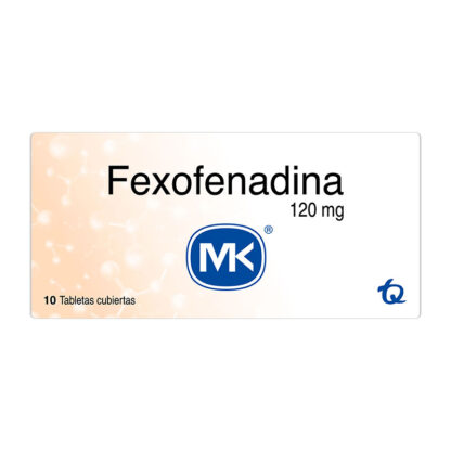 Fexofenadina 120 Mg 10 Tabletas Mk 1