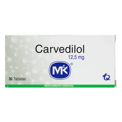 Carvedilol 12.5 Mg 30 Tabletas Mk(M)14820 1