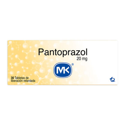 Pantoprazol 20 Mg 30 Tabletas Mk 1
