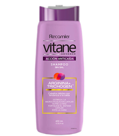 Shampoo Vitane Advance Anticaida Mujer 400Ml 1