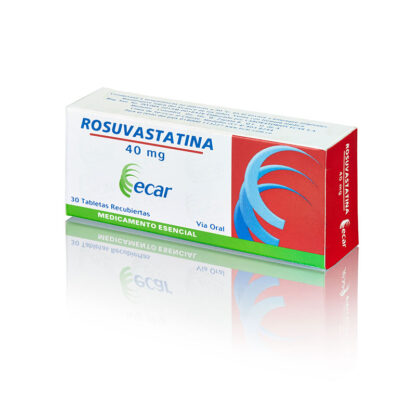Rosuvastatina 40 Mg 30 Tabletas Ecar (A)(3%+) 1