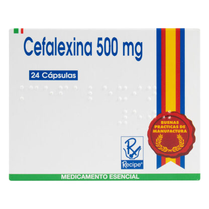 Cefalexina 500 Mg 24 Cápsulas Rc 1