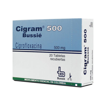 Cigram 500 Mg 20 Tabletas (A)(3%+)(Pae) 1