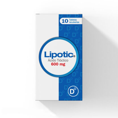 Lipotic 600 Mg 10 Tabletas 1