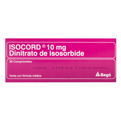 Isocord 10 Mg 30 Tabletas 1