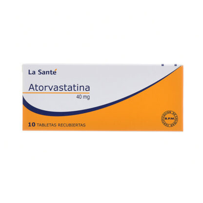 Atorvastatina 40 Mg 10 Tabletas Ls 1