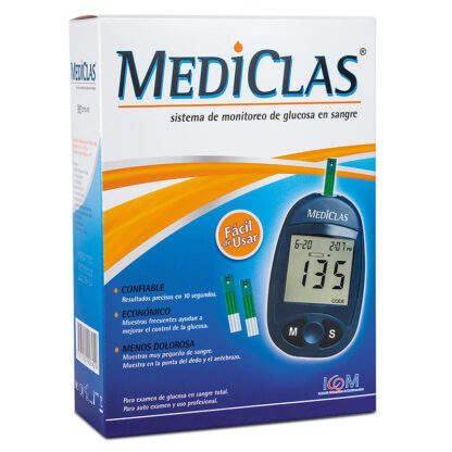 Kit De Glucometria Mediclas Icom 1