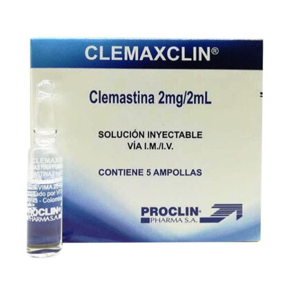 Clemaxclin 2Mg/2Ml Solución Inyectable 5 Ampollas 1