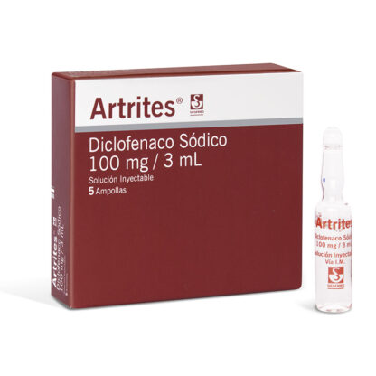 Artrites 100 Mg 5 Ampollas 1