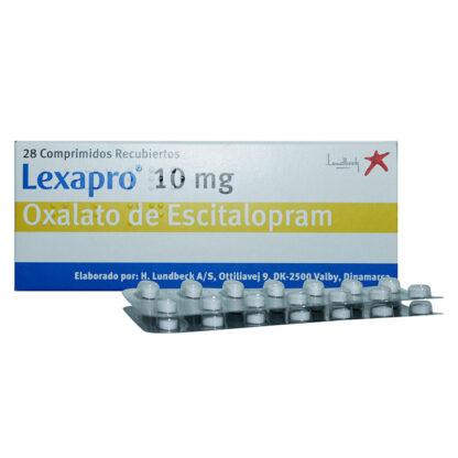 Lexapro 10 Mg 28 Tabletas (3%+)(A)(Pae) 1