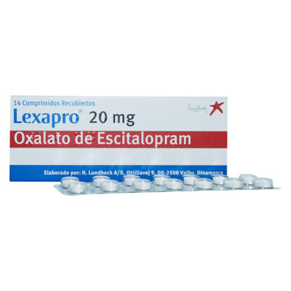 Lexapro 20 Mg 14 Tabletas (A)(3%+)(Pae) 1