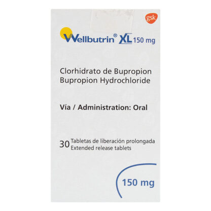Wellbutrin Xl 150 Mg 30 Tabletas (A)(3%+)(Pae) 1