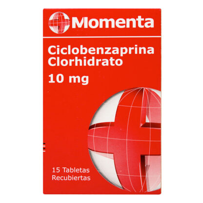 Ciclobenzaprina 10 Mg. 15 Tabletas Momenta 1