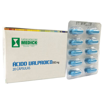Ácido Valproico 250 Mg 20 Cápsulas 1
