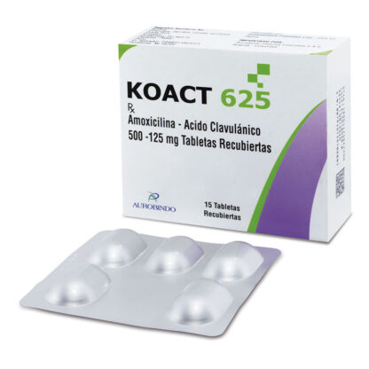 Koact 625 Mg 15 Tabletas 1